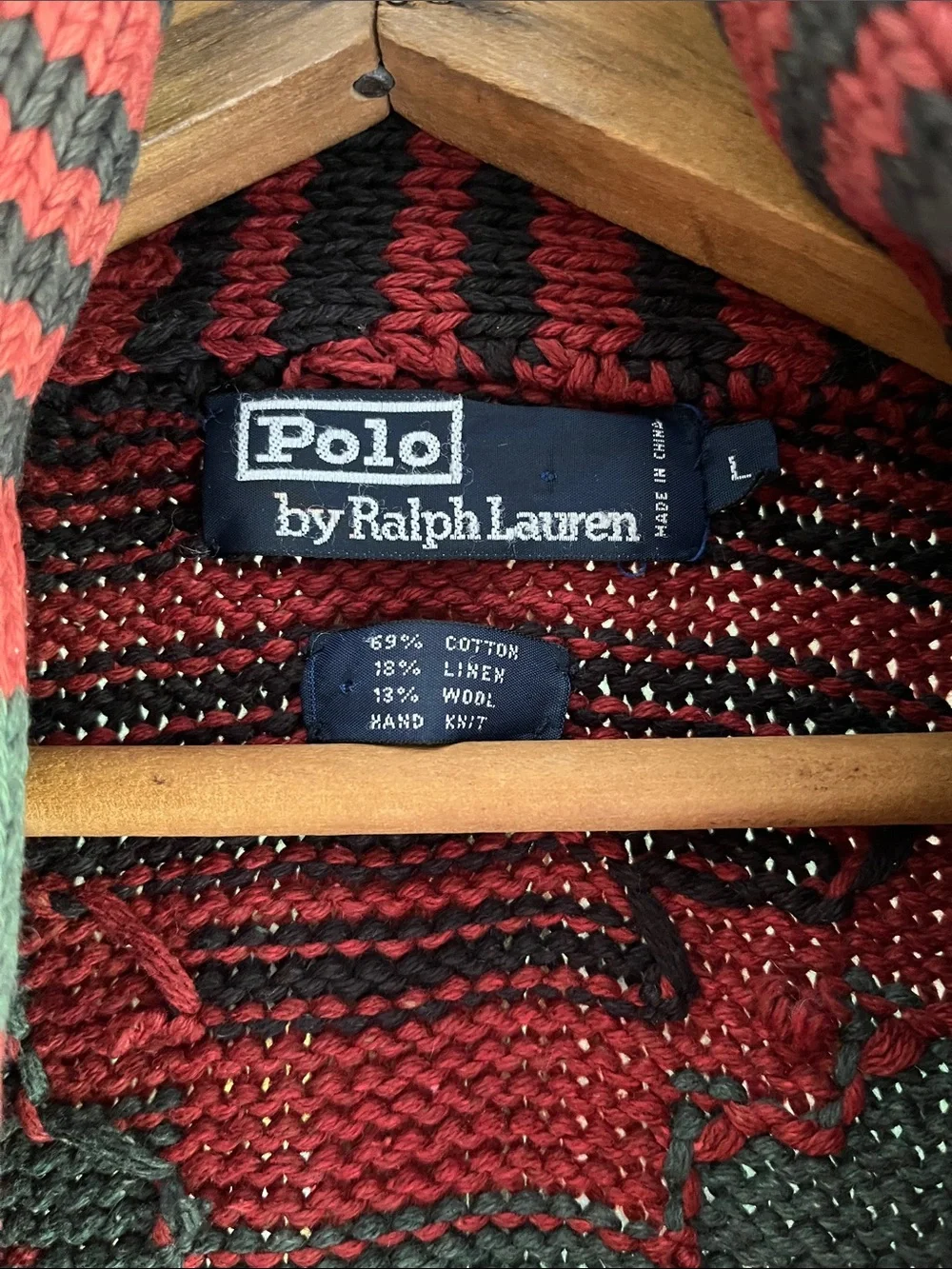 Ralph Lauren Vintage 90’s Navajo Print Cardigan